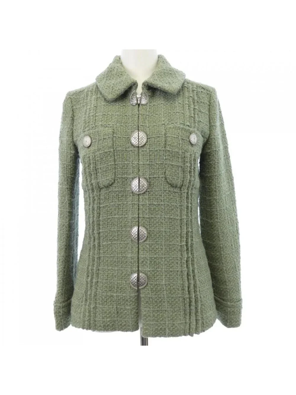 Chanel 17c Jacket Green